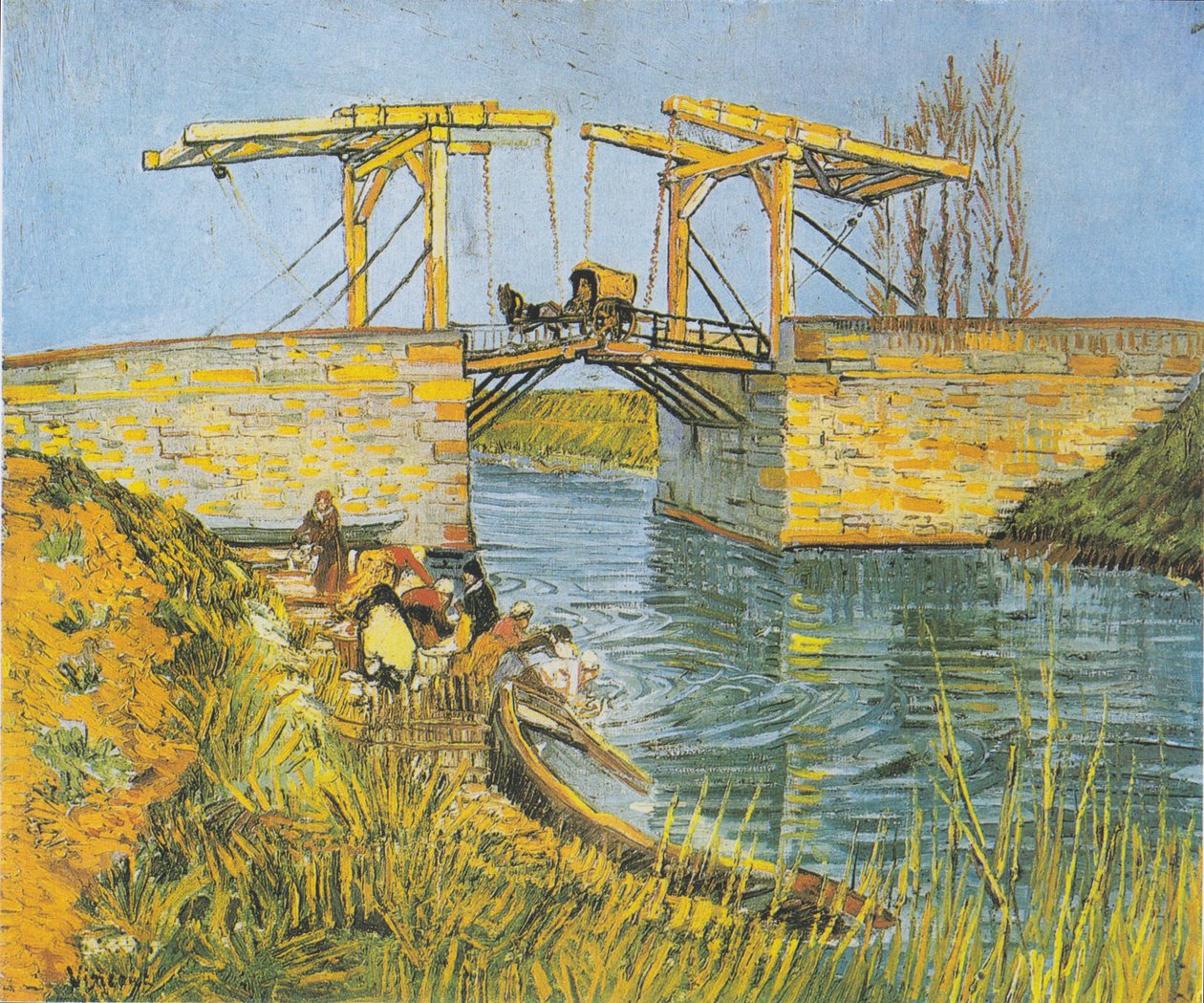 The Langlois Bridge at Arles with Washerwomen
